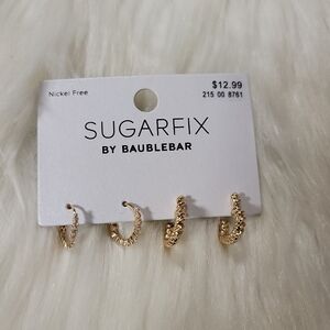 Baublebar sugarfix 2 pack hoop earrings